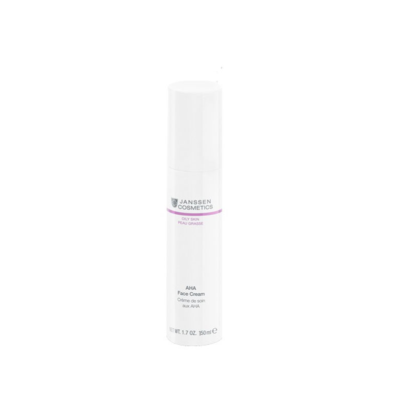 janssen aha face cream Лёгкий активный крем с фруктовыми кислотами для жирной кожи 150 мл JANSSEN AHA Face Cream Лёгкий активный крем с фруктовыми кислотами для жирной кожи 150 мл — изображение 1