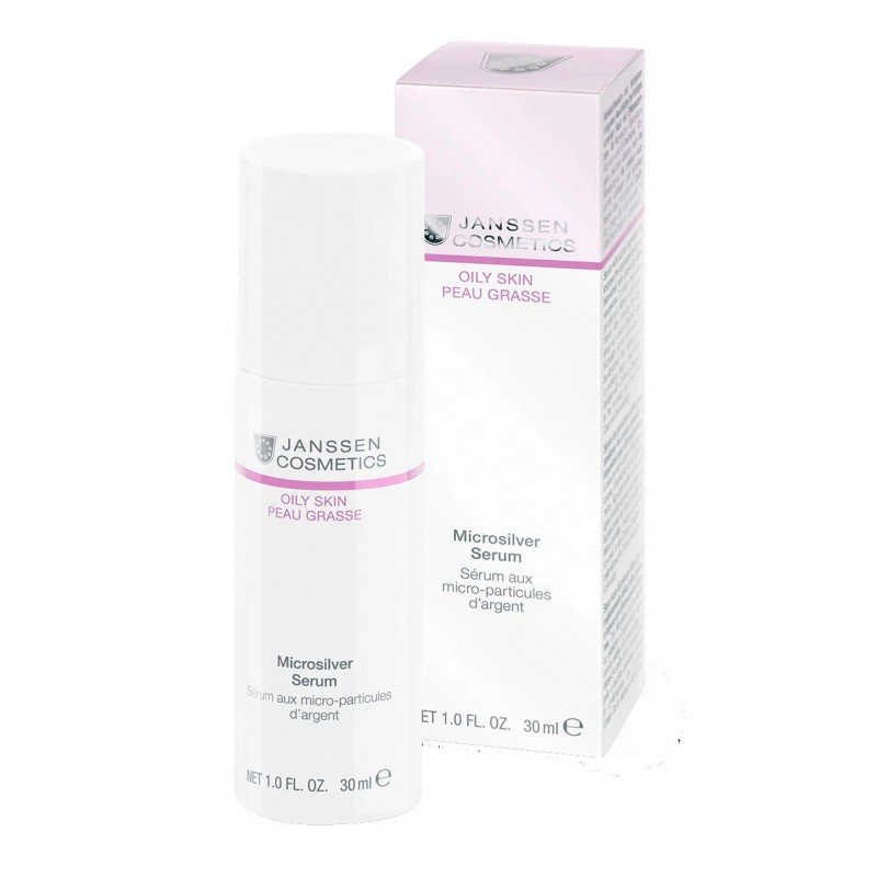 janssen microsilver serum Сыворотка с антибактериальным действием для жирной, воспаленной кожи 30 мл JANSSEN Microsilver Serum Сыворотка с антибактериальным действием для жирной, воспаленной кожи 30 мл — изображение 1