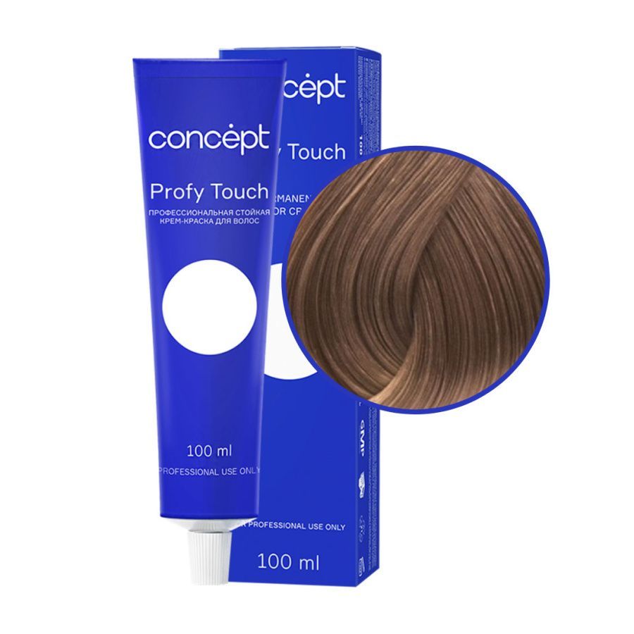 profy touch Стойкая крем краска для волос 8.00 Интенсивный блондин 100 мл concept Profy Touch Стойкая крем-краска для волос 8.00 Интенсивный блондин 100 мл CONCEPT — изображение 1