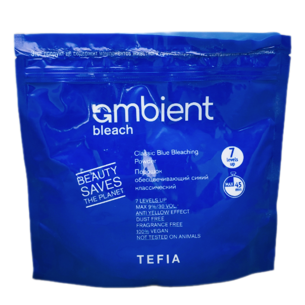 tefia ambient Порошок обесцвечивающий для волос синий классический 500 гр TEFIA Ambient Порошок обесцвечивающий для волос синий классический 500 гр — изображение 1