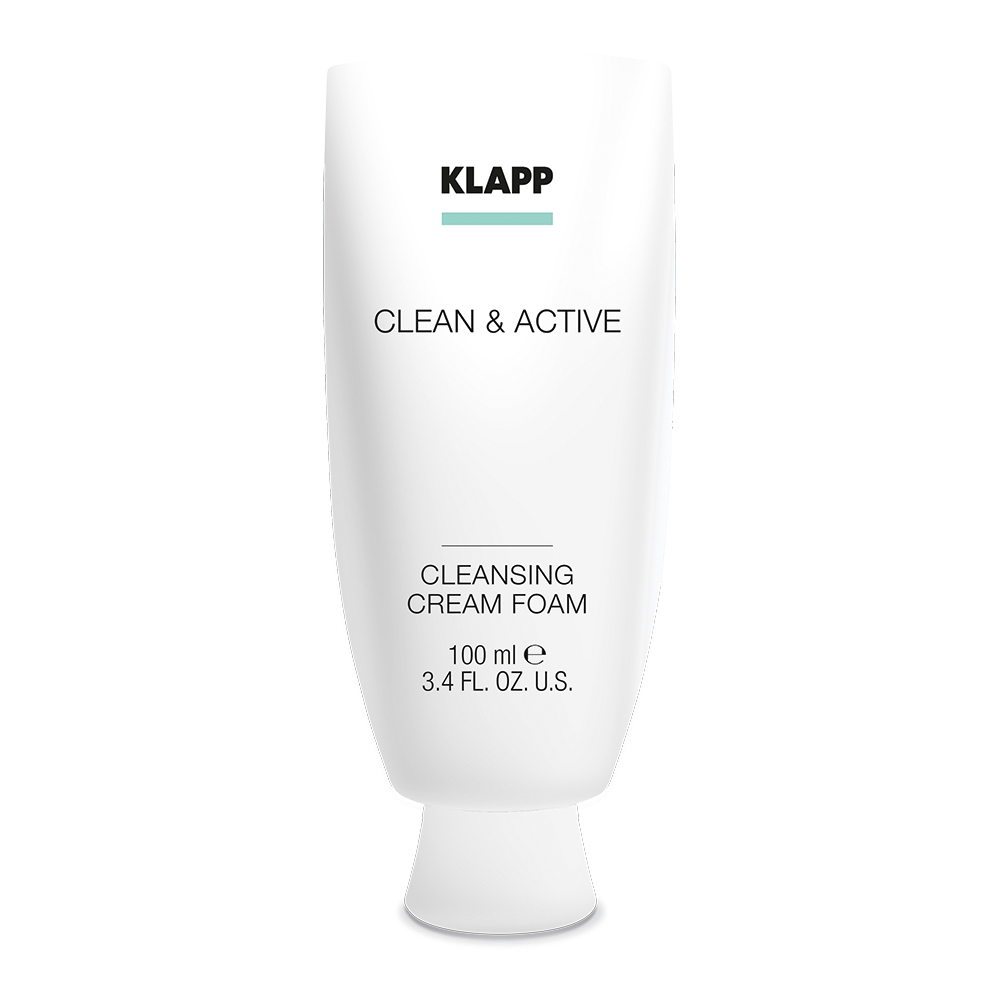 clean & active cleansing cream foam Очищающая крем пенка 100 мл klapp 1200 Clean & Active Cleansing Cream Foam Очищающая крем-пенка 100 мл KLAPP 1200 — изображение 1