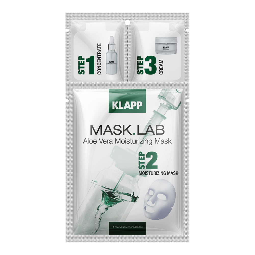 klapp 3 х компонентный набор aloe vera moisturizing mask Klapp 3-х компонентный набор Aloe Vera Moisturizing Mask — изображение 1