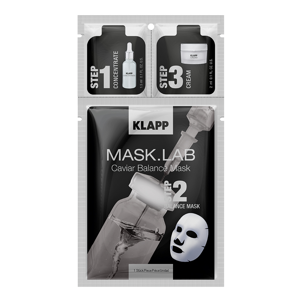 klapp 3 х компонентный набор caviar balance mask 3 упак Klapp 3-х компонентный набор Caviar Balance Mask 3 упак — изображение 1