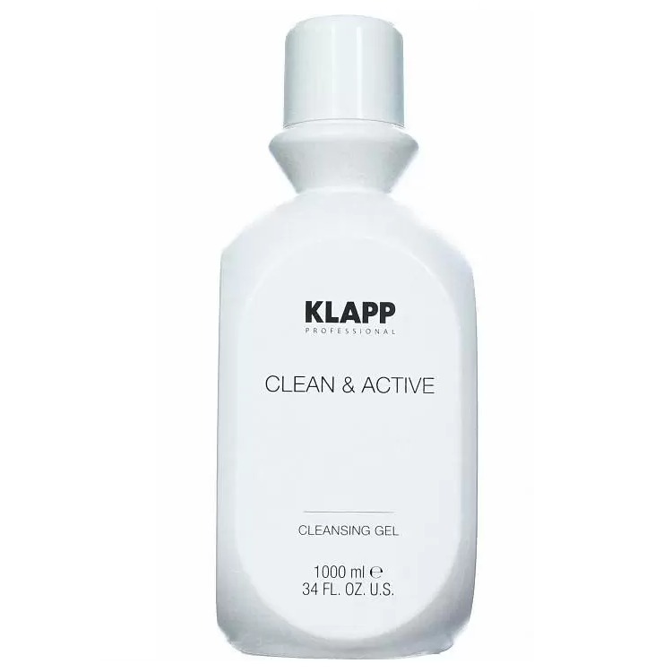 klapp clean & active cleansing gel Очищающий гель 1000 мл KLAPP Clean & Active Cleansing Gel Очищающий гель 1000 мл — изображение 1