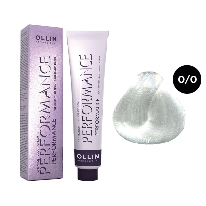 ollin performance Перманентная крем краска для волос 0/0 нейтральный 60 мл OLLIN Performance Перманентная крем-краска для волос 0/0 нейтральный 60 мл — изображение 1