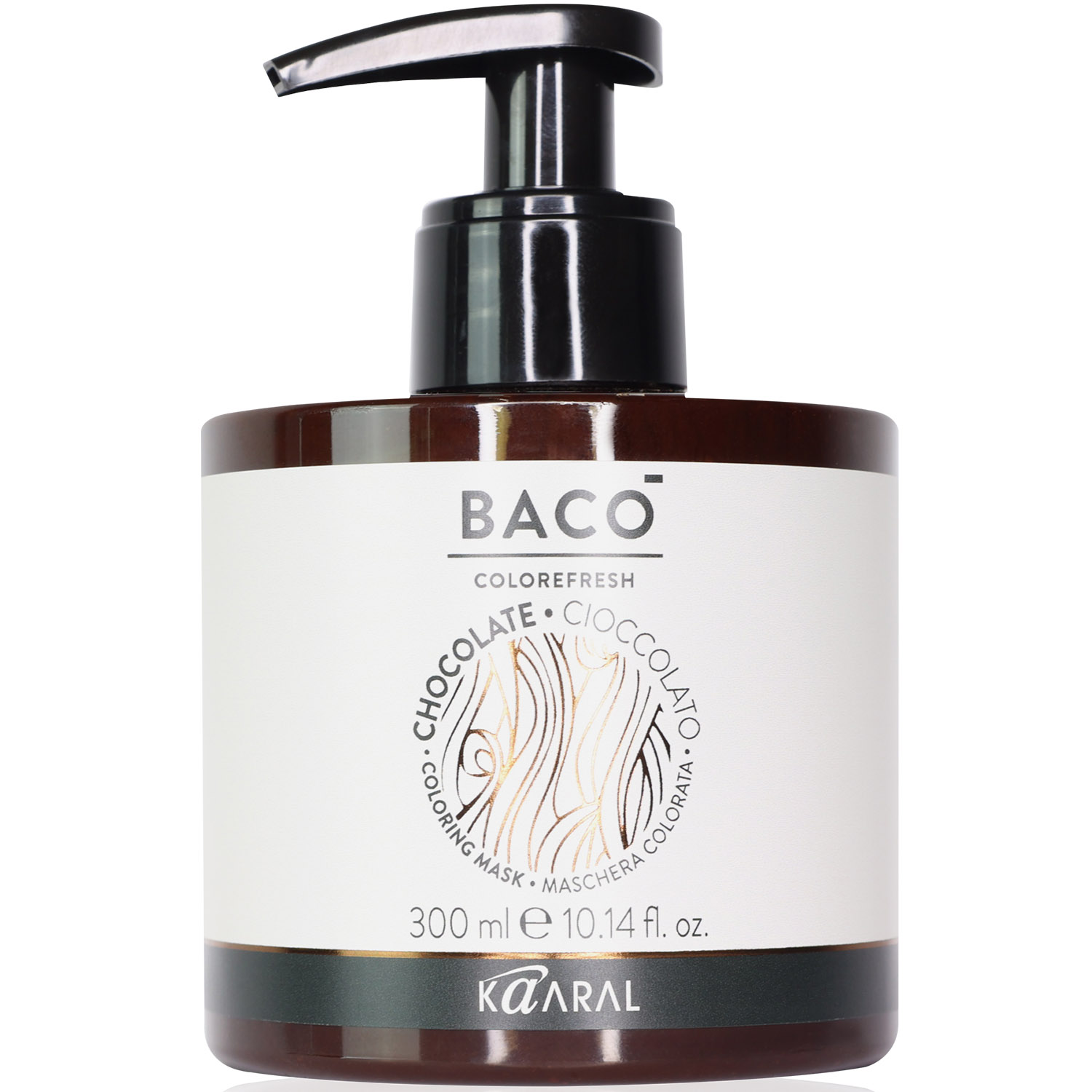 baco colorefresh coloring mask chocolate Тонирующая маска для волос Шоколадный 300 мл kaaral Baco Colorefresh Coloring Mask Chocolate Тонирующая маска для волос Шоколадный 300 мл KAARAL — изображение 1