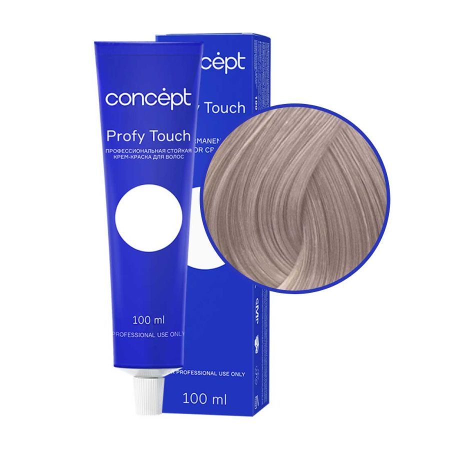 profy touch Стойкая крем краска для волос 9.16 Светлый нежно сиреневый 100 мл concept Profy Touch Стойкая крем-краска для волос 9.16 Светлый нежно-сиреневый 100 мл CONCEPT — изображение 1