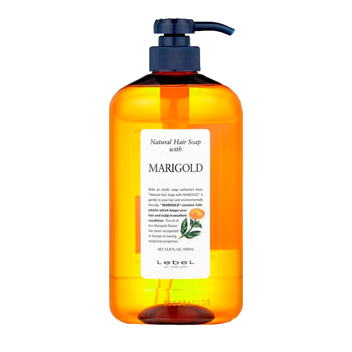 lebel natural hair soap with marigold Шампунь Календула 1000 мл Lebel Natural Hair Soap With Marigold Шампунь Календула 1000 мл — изображение 1