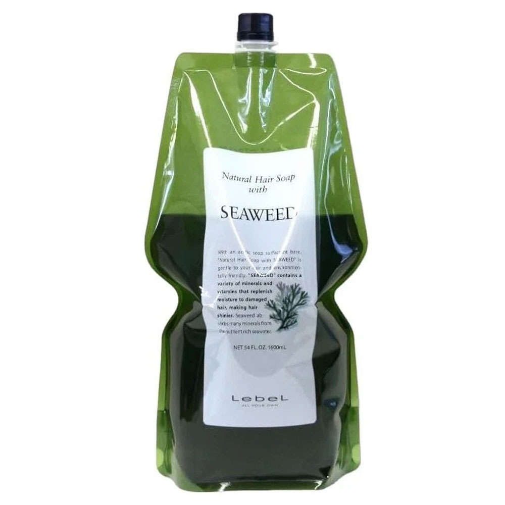 lebel natural hair soap with seaweed Шампунь Морские водоросли 1600 мл Lebel Natural Hair Soap With Seaweed Шампунь Морские водоросли 1600 мл — изображение 1