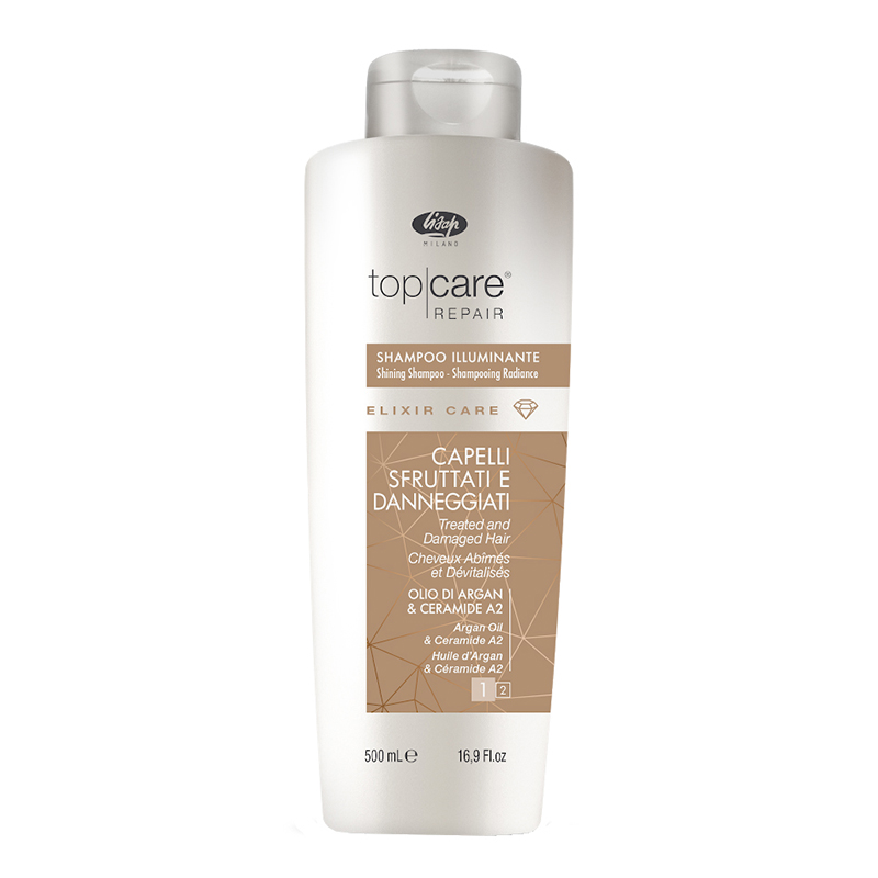 top care repair elixir care shampoo / Шампунь эликсир для придания блеска, 500мл, elixir care, lisap Top Care Repair Elixir Care Shampoo / Шампунь-эликсир для придания блеска, 500мл, ELIXIR CARE, LISAP — изображение 1