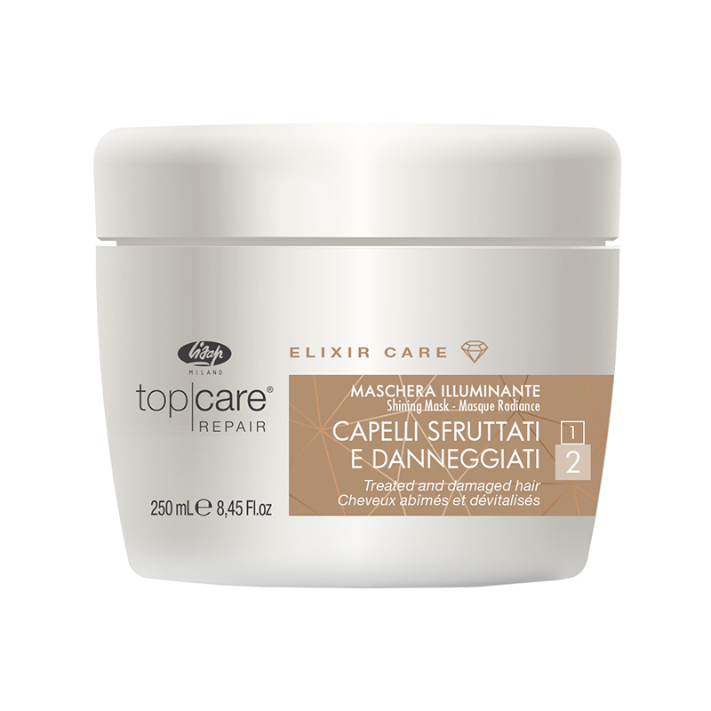 top care repair elixir care mask / Маска эликсир для придания блеска, 250мл, elixir care, lisap Top Care Repair Elixir Care Mask / Маска-эликсир для придания блеска, 250мл, ELIXIR CARE, LISAP — изображение 1