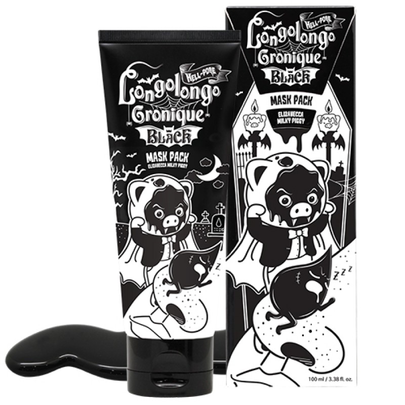 hell pore longolongo gronique black mask pack / Маска пленка Древесный уголь, 100 мл Hell-pore Longolongo Gronique Black mask pack / Маска-пленка Древесный уголь, 100 мл — изображение 1