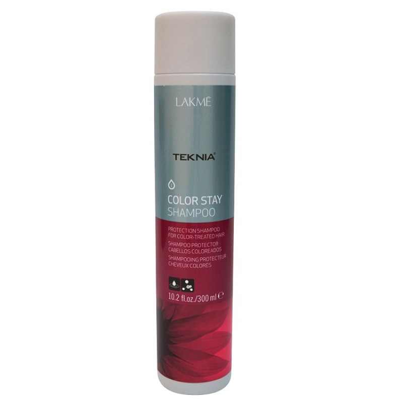 lakme color stay shampoo Бессульфатный шампунь для защиты цвета окрашенных волос 300 мл LAKME COLOR STAY SHAMPOO Бессульфатный шампунь для защиты цвета окрашенных волос 300 мл — изображение 1