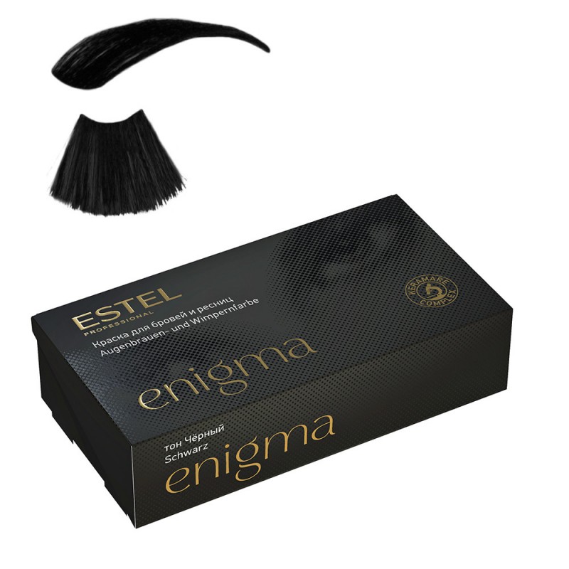 estel professional enigma / Краска для бровей и ресниц, черный, 20 мл Estel Professional Enigma / Краска для бровей и ресниц, черный, 20 мл — изображение 1