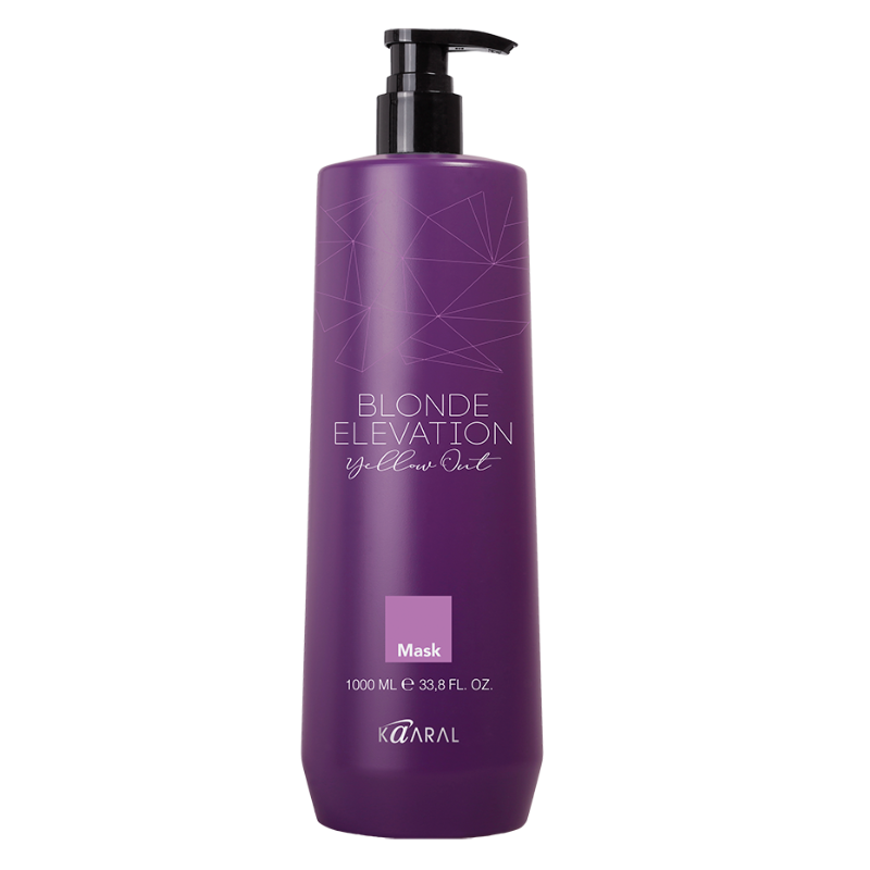 blonde elevation mask Антижелтая маска для волос 1000 мл kaaral BLONDE ELEVATION MASK Антижелтая маска для волос 1000 мл KAARAL — изображение 1