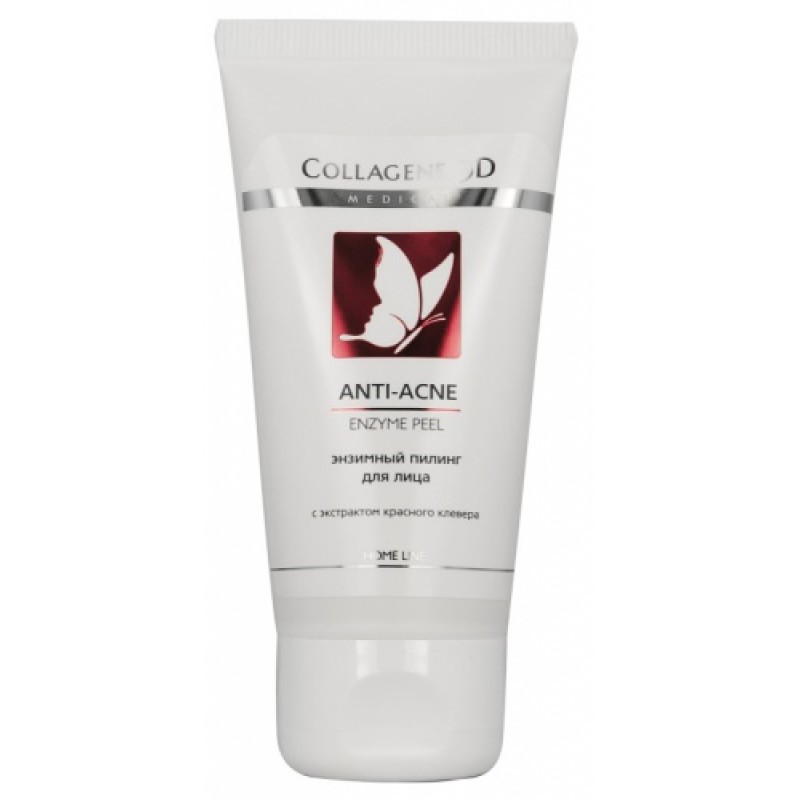 Гель пилинг для лица энзимный anti acne, 50 мл,, collagene 3d medical Гель-пилинг для лица энзимный ANTI-ACNE, 50 мл,, COLLAGENE 3D Medical — изображение 1