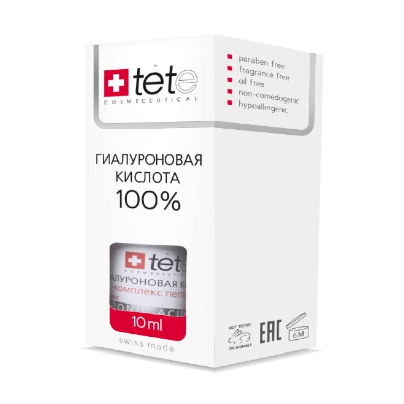 mini Гиалуронова кислота 100% 10 мл tete MINI Гиалуронова кислота 100% 10 мл TETE — изображение 1