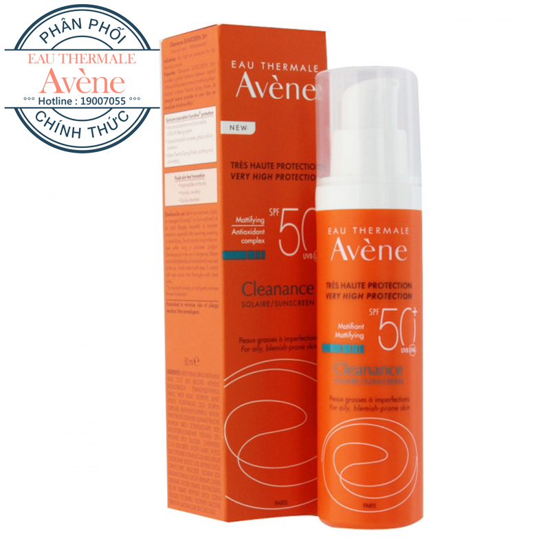 avene cleanance Флюид солнцезащитный для жирной кожи spf50+ 50 мл Avene CLEANANCE Флюид солнцезащитный для жирной кожи SPF50+ 50 мл — изображение 1