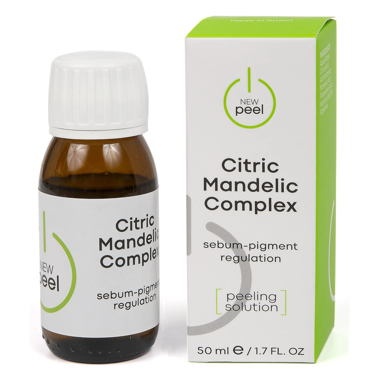 new peel citric mandelic peel Карбокси пилинг, себо пигмент контроль 50 мл NEW PEEL Citric Mandelic Peel Карбокси пилинг, себо-пигмент контроль 50 мл — изображение 1