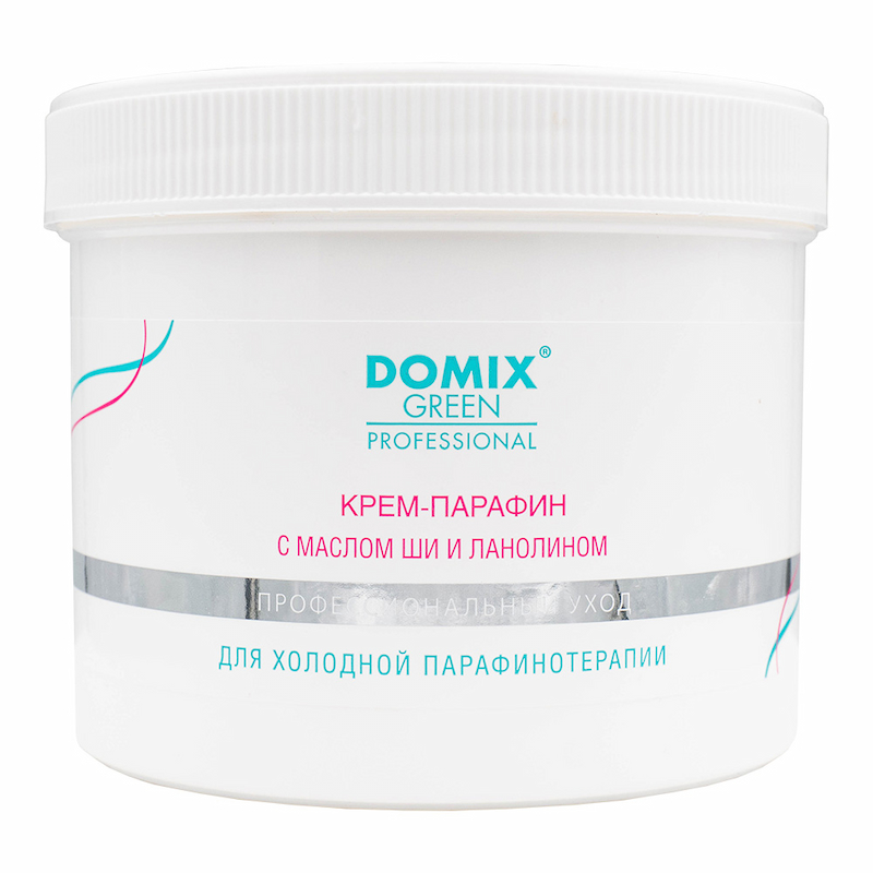 domix green Крем парафин с маслом ши и ланолином 500 мл DOMIX GREEN Крем-парафин с маслом ши и ланолином 500 мл — изображение 1
