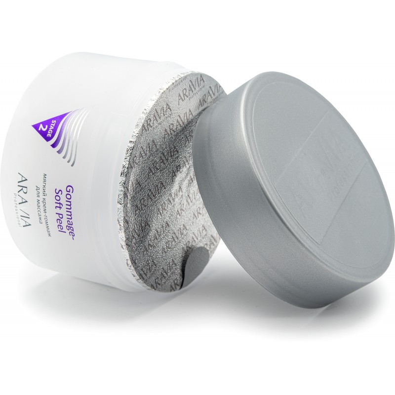 Мягкий крем гоммаж для массажа gommage soft peel, 150 мл aravia Мягкий крем-гоммаж для массажа Gommage - Soft Peel, 150 мл ARAVIA — изображение 1
