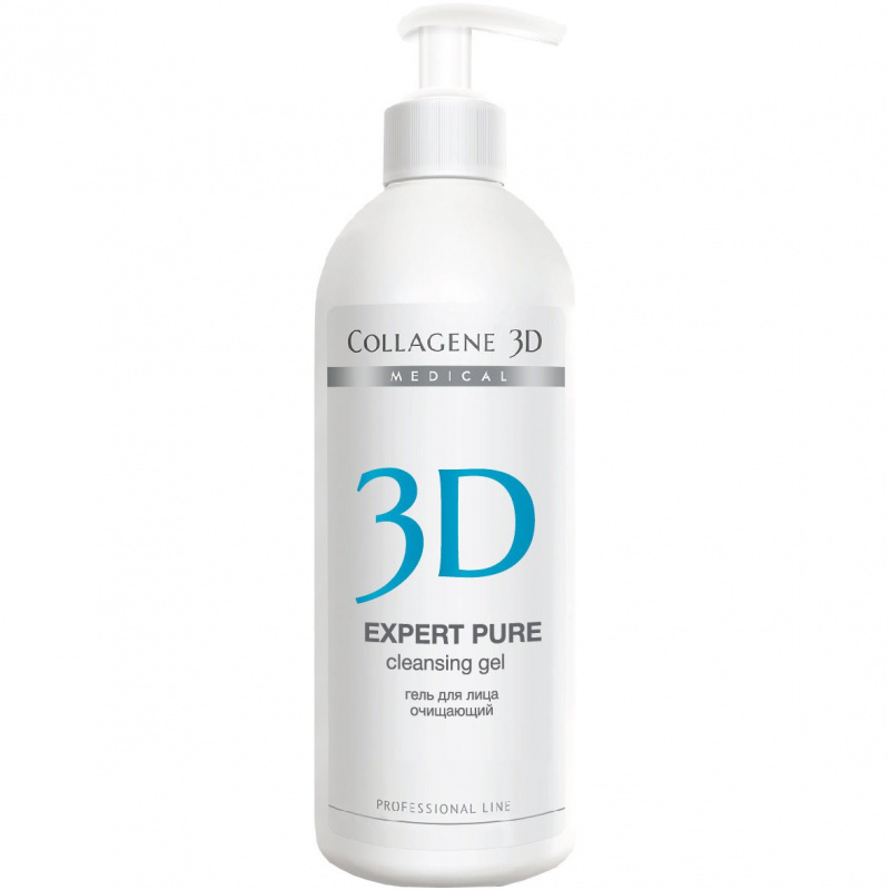 Гель очищающий для лица expert pure, 500 мл,, collagene 3d medical Гель очищающий для лица EXPERT PURE, 500 мл,, COLLAGENE 3D Medical — изображение 1