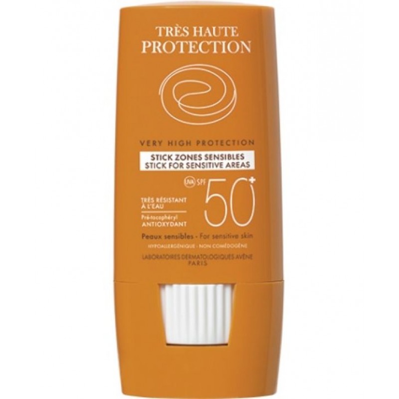 avene Стик солнцезащитный spf 50+ для чувствительных зон 8 гр Avene Стик солнцезащитный SPF 50+ для чувствительных зон 8 гр — изображение 1