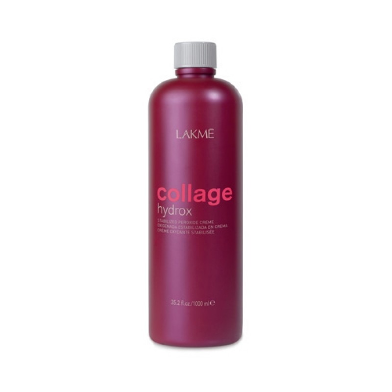 lakme collage hydrox 30v (9%) cтабилизированный крем окислитель 1000 мл LAKME Collage Hydrox 30V (9%) Cтабилизированный крем-окислитель 1000 мл — изображение 1