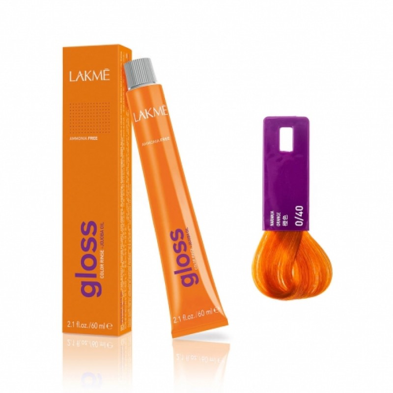 lakme Крем краска gloss 0/40 Оранжевый микстон 60 мл LAKME Крем-краска Gloss 0/40 Оранжевый микстон 60 мл — изображение 1