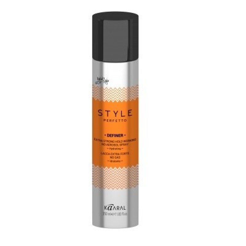 style perfetto definer extra strong hold working no aerosol spray Лак без газа экстра фиксации 350 мл kaaral STYLE Perfetto DEFINER EXTRA STRONG HOLD WORKING NO AEROSOL SPRAY Лак без газа экстра фиксации 350 мл KAARAL — изображение 1