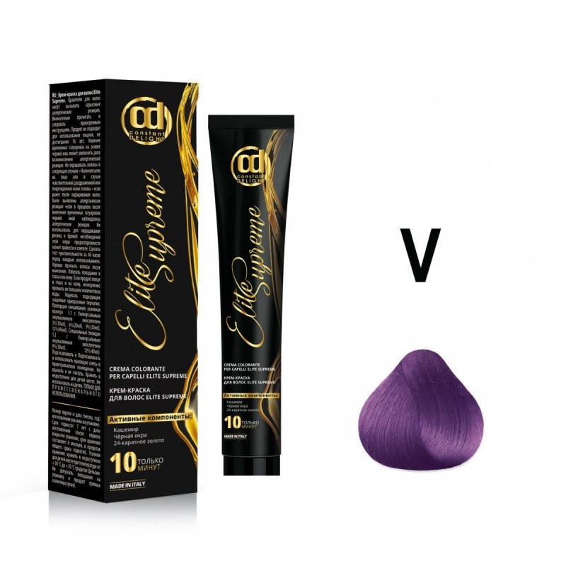 violet elite supreme Крем краска Корректор Фиолетовый, 100 мл VIOLET ELITE SUPREME Крем-краска Корректор Фиолетовый, 100 мл — изображение 1