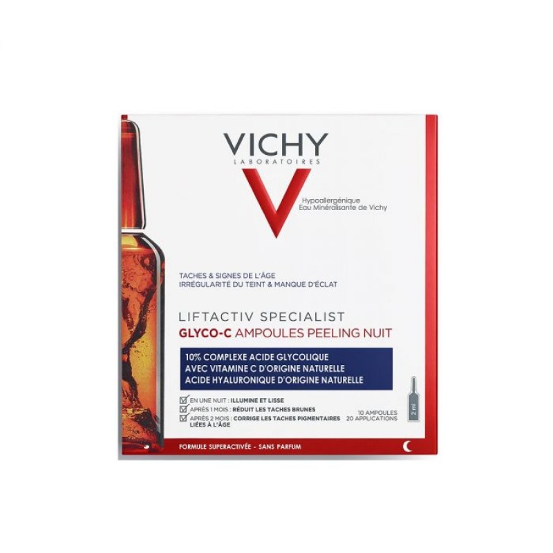 vichy liftactiv specialist glyco c, ЛифтАктив Специалист Глико С Ампулы 2 мл*10 шт VICHY Liftactiv Specialist Glyco-C, ЛифтАктив Специалист Глико-С Ампулы 2 мл*10 шт — изображение 1