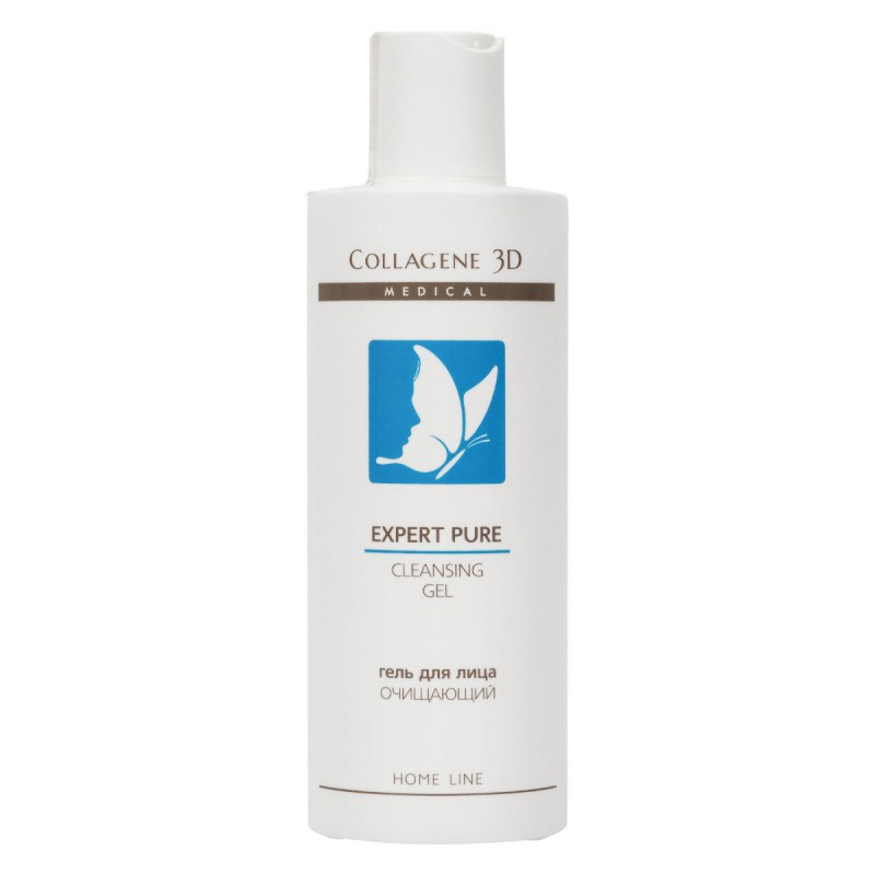 Гель для лица очищающий expert pure, 250 мл,, collagene 3d medical Гель для лица очищающий EXPERT PURE, 250 мл,, COLLAGENE 3D Medical — изображение 1