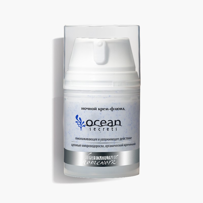 premium ocean secrets Ночной крем флюид 50 мл Premium Ocean Secrets Ночной крем-флюид 50 мл — изображение 1