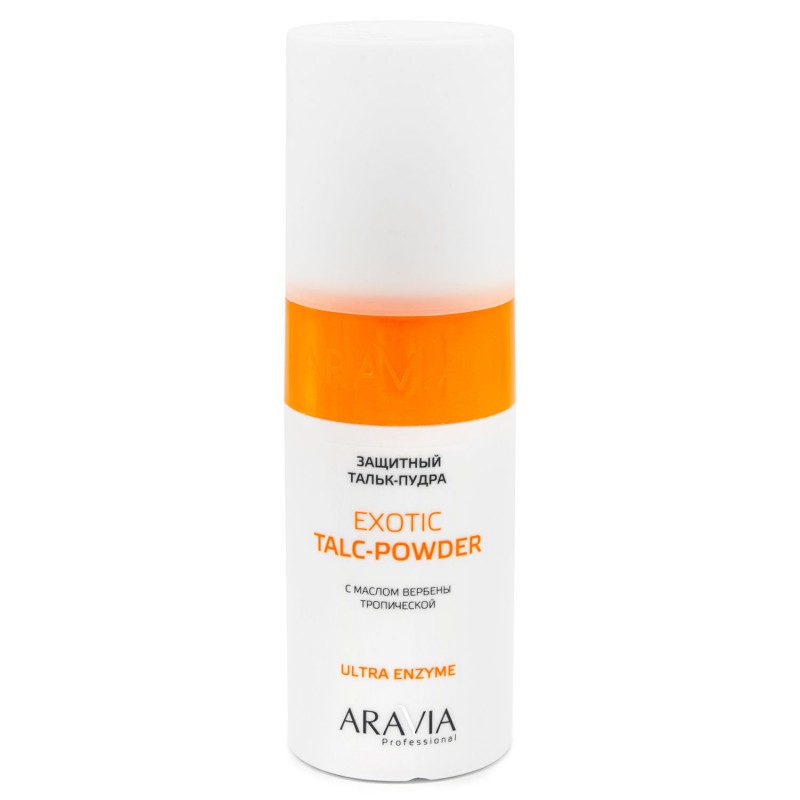 aravia professional Защитный тальк пудра с экстрактом вербены тропической exotic talc powder, 150 мл ARAVIA Professional Защитный тальк-пудра с экстрактом вербены тропической Exotic Talc-Powder, 150 мл — изображение 1