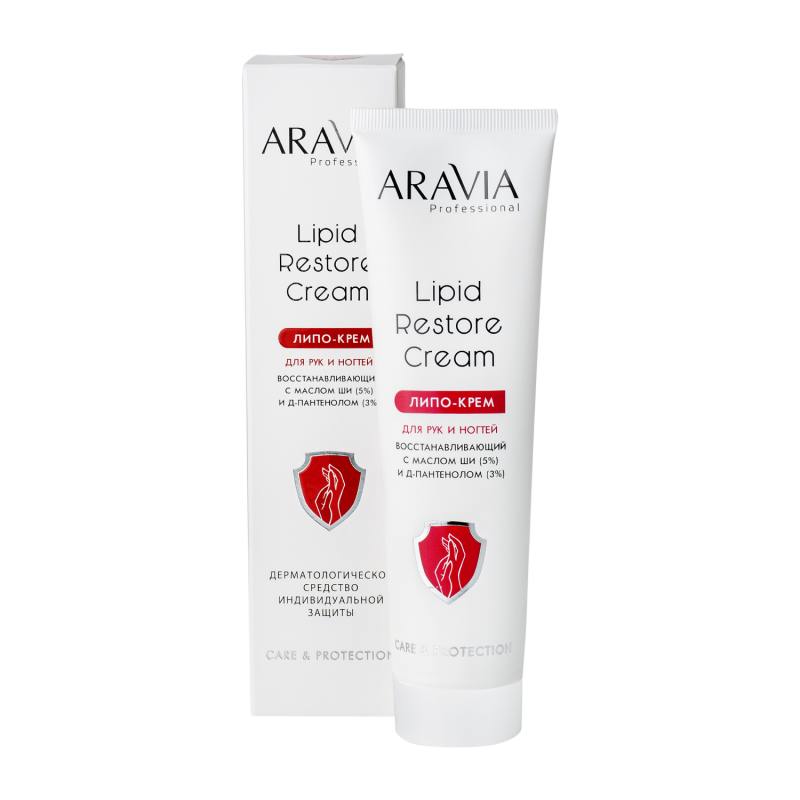 lipid restore cream Липо крем для рук и ногтей восстанавливающий 100 мл aravia Lipid Restore Cream Липо-крем для рук и ногтей восстанавливающий 100 мл Aravia — изображение 1