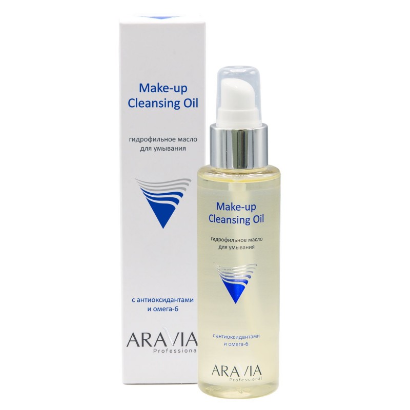 Гидрофильное масло для умывания make up cleansing oil с антиоксидантами и омега 6, 110 мл aravia Гидрофильное масло для умывания Make-Up Cleansing Oil с антиоксидантами и омега-6, 110 мл ARAVIA — изображение 1