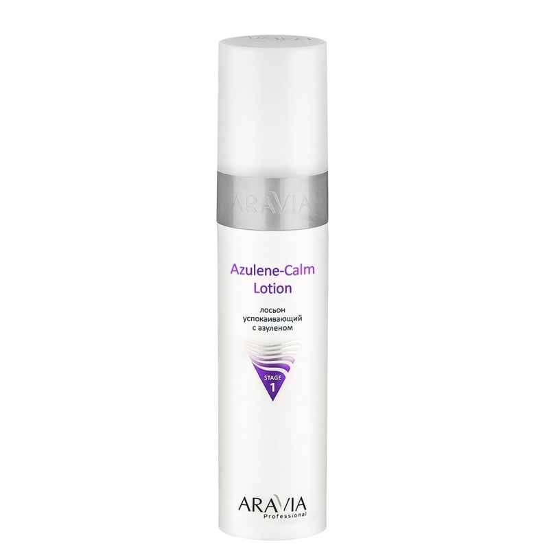 Лосьон для лица успокаивающий с азуленом azulene calm lotion, 250 мл aravia Лосьон для лица успокаивающий с азуленом Azulene-Calm Lotion, 250 мл ARAVIA — изображение 1