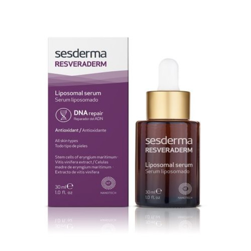 sesderma resveraderm Антиоксидантная липосомальная сыворотка 30 мл SesDerma RESVERADERM Антиоксидантная липосомальная сыворотка 30 мл — изображение 1