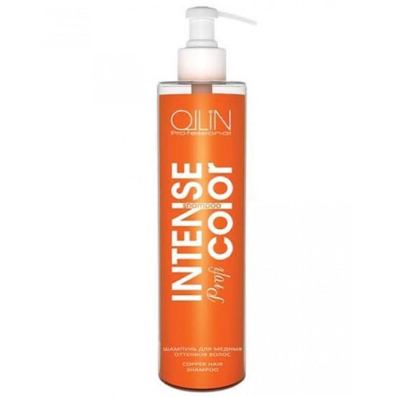 ollin intense profi color Шампунь для медных оттенков волос, 250 мл OLLIN INTENSE Profi COLOR Шампунь для медных оттенков волос, 250 мл — изображение 1