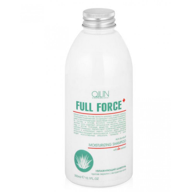 ollin full force Увлажняющий шампунь против перхоти с экстрактом алоэ, 300 мл OLLIN FULL FORCE Увлажняющий шампунь против перхоти с экстрактом алоэ, 300 мл — изображение 1
