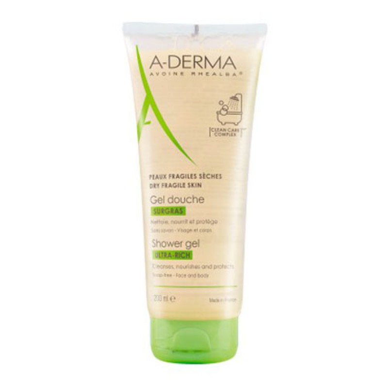 a derma essential Гель для тела питательный очищающий 200 мл A-Derma Essential Гель для тела питательный очищающий 200 мл — изображение 1