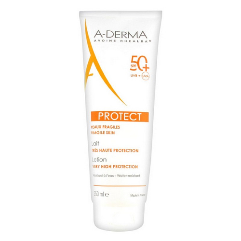 a derma protect Лосьон с высокой степенью защиты spf50+ 250 мл A-Derma Protect Лосьон с высокой степенью защиты SPF50+ 250 мл — изображение 1