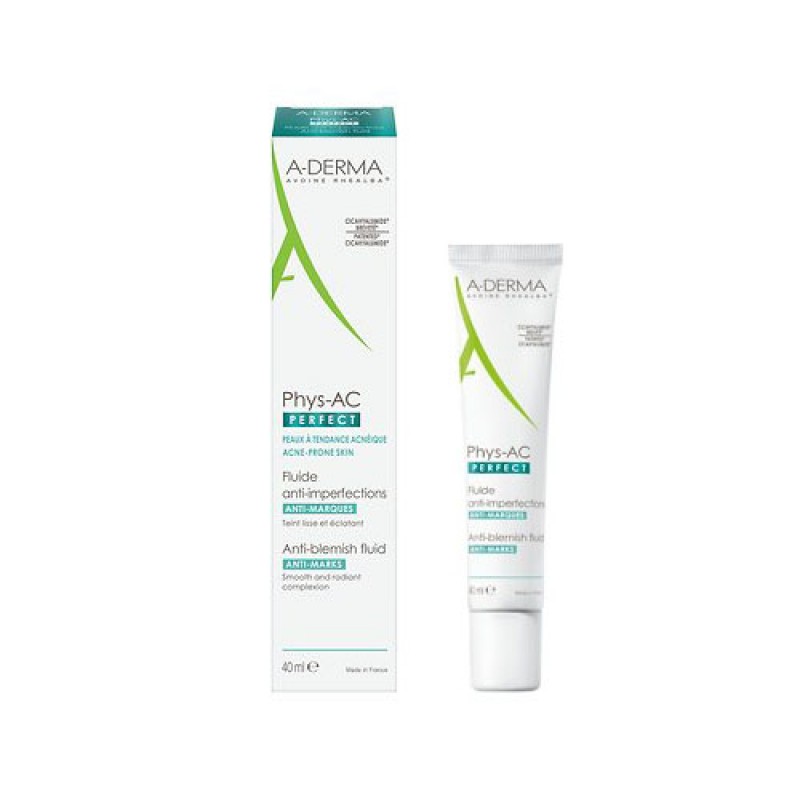 a derma phys ac Флюид против дефектов кожи склонной к акне 40 мл A-Derma Phys-ac Флюид против дефектов кожи склонной к акне 40 мл — изображение 1