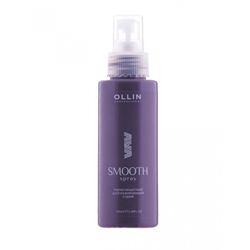ollin smooth hair Термозащитный разглаживающий спрей, 100 мл OLLIN SMOOTH HAIR Термозащитный разглаживающий спрей, 100 мл — изображение 1