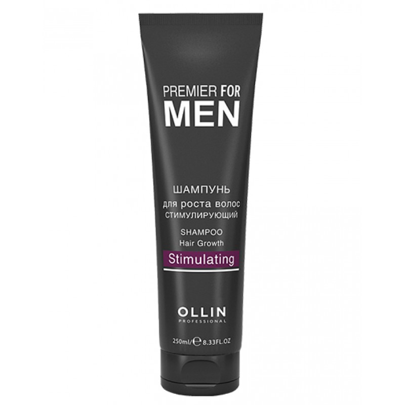 ollin premier for men Шампунь для роста волос стимулирующий, 250 мл OLLIN PREMIER FOR MEN Шампунь для роста волос стимулирующий, 250 мл — изображение 1