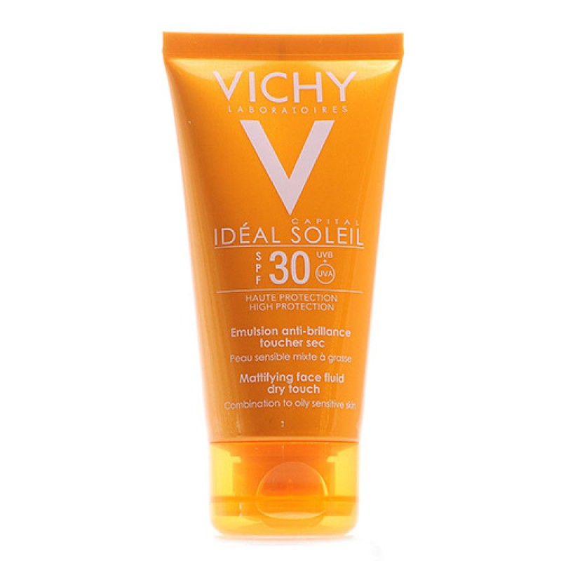 vichy Матирующая эмульсия для лица dry touch spf 30, 50 мл VICHY Матирующая эмульсия для лица Dry Touch SPF 30, 50 мл — изображение 1
