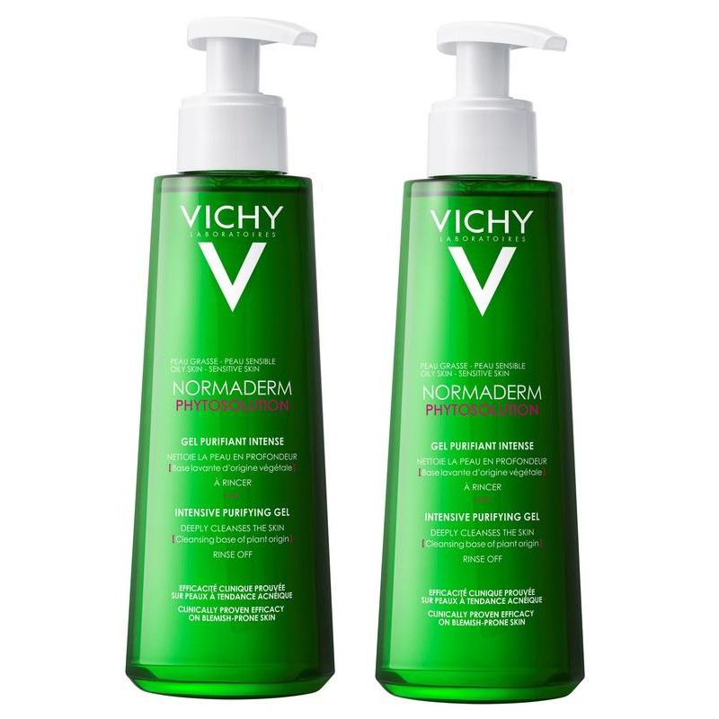 vichy normaderm phytosolution ДУО Комплект, Очищающий гель для умывания Нормадерм Фитосолюшн, 2*400 мл VICHY Normaderm Phytosolution ДУО Комплект, Очищающий гель для умывания Нормадерм Фитосолюшн, 2*400 мл — изображение 1