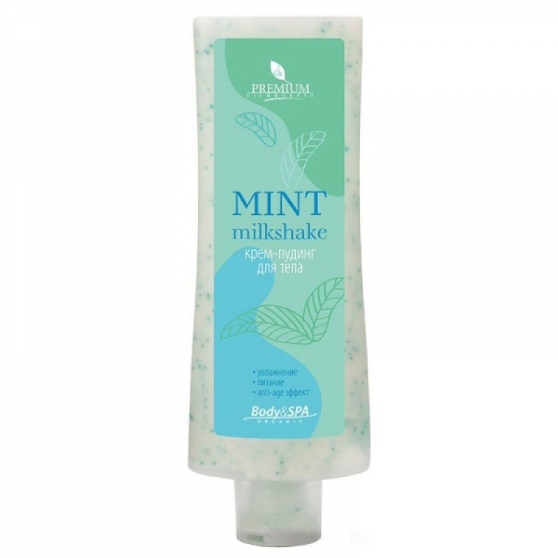Крем пудинг для тела mint milkshake 200 мл premium Крем-пудинг для тела MINT milkshake 200 мл PREMIUM — изображение 1