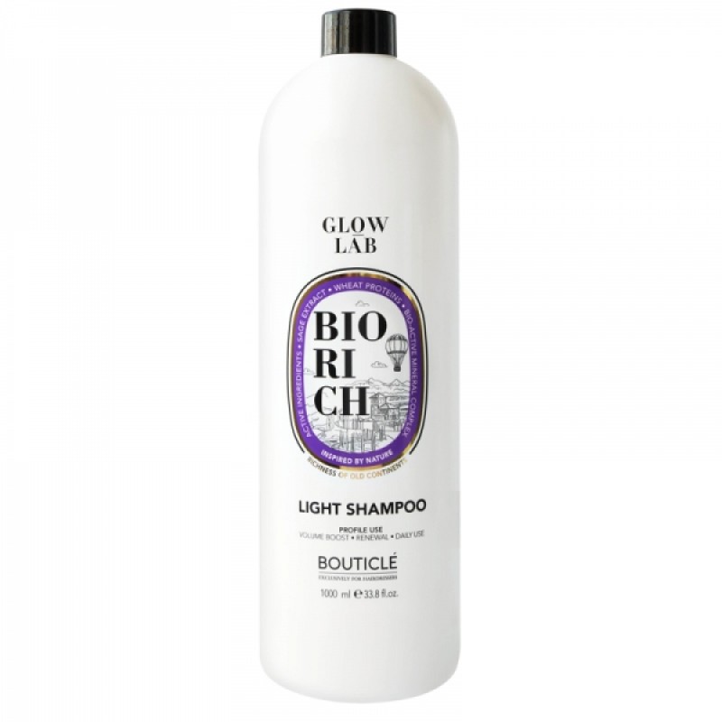 bouticle biorich light shampoo Шампунь для объема для всех типов волос 1000 мл BOUTICLE Biorich light shampoo Шампунь для объема для всех типов волос 1000 мл — изображение 1